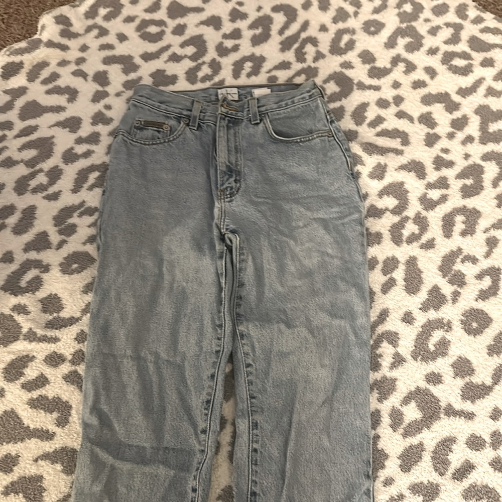 Women’s high rise Calvin Klein denim jeans sz 2